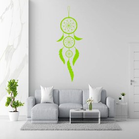 Veselá Stena Samolepka Indiánsky lapač snov Farba: zelená, Veľkosť: 60 x 20 cm