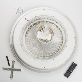 Brilagi - LED Stmievateľné svietidlo s ventilátorom RONDA LED/48W/230V čierna + DO