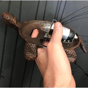 Detská lampa Tiffany KORYTNAČKA Yellow 21*14 cm