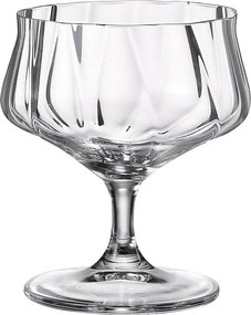Crystal Bohemia Cettia optic poháre na zmrzlinu 295 ml 6 ks