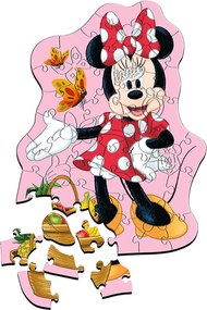 Trefl Puzzle 50 Drevené - Minnie