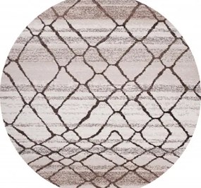 TA Koberec H072A BIELE SARI KOLESO BRH Rozmer: 100x100 cm