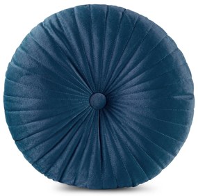 DEKORAČNÝ VANKÚŠ VELVET68 (FI) 40 CM TMAVOMODRÁ