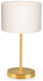 Sada 2 ks stolních lamp Tablo krémová/zlatá