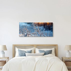 Obraz - Zimná lúka (120x50 cm)