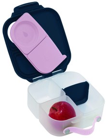 Desiatový box stredný - indigo/růžový