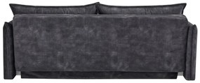 Rozkladacia pohovka APARTMENT 215 cm velvet sivá