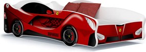 Detská posteľ auto MICHAEL 160x80 cm - červená (21)