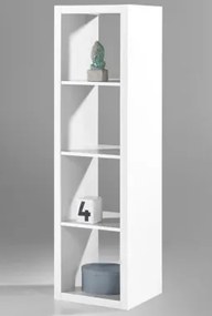 Regál Stylus 4x1, biely%