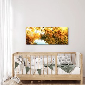 Obraz - Jesenný strom (120x50 cm)