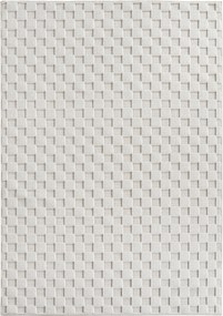 Ayyildiz, Behúň Helix 2203 cream, 80x250, biela, chodba / predsieň