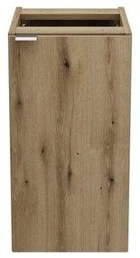 Kúpeľňová závesná skrinka vysoká Aruba 800 2D dub craft zlatý/biely lesk
