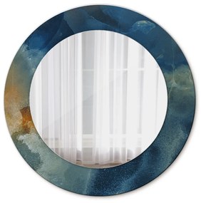 Okrúhle ozdobné zrkadlo Mramorový onyx fi 50 cm