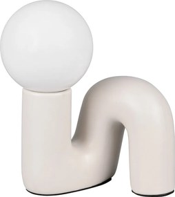 Slonovinová keramická stolová lampa (výška 21,5 cm) Quinn – Reality