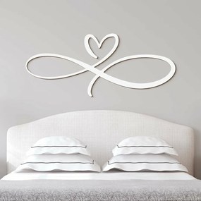 Drevená dekorácia do spálne - Nekonečná láska
