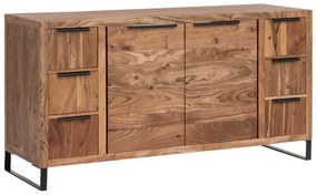 furniture-nabytek.cz - Masívny podstavec pod umývadlo Sydney Light II z akácie, lakovaný, hnedý