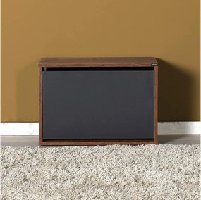 Botník (skrinka na topánky) Tosina 1 (orech oslo + antracit). Akcia -13%. Vlastná spoľahlivá doprava až k Vám domov. 1094529