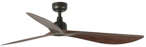 FARO 34362 - Stropný ventilátor OUTWOOD L hnedá/čierna pr. 150 cm IP44 + DO