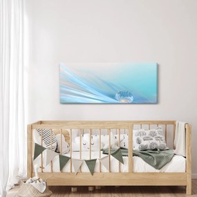 Obraz - Modrá kvapka (120x50 cm)