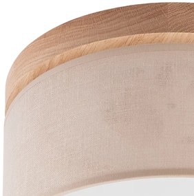 Brilagi - LED Stropné svietidlo BELLADONNA 1xE27/15W/230V pr. 30 cm béžová/dub