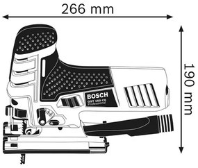 Priamočiara píla Bosch GST 150 CE