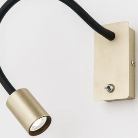 Orion WA 2-1342 - LED Flexibilná nástenná lampička KURT LED/5W/230V zlatá