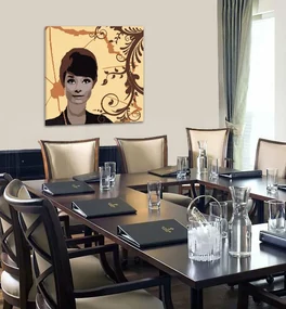 Ručne maľovaný POP Art obraz Audrey Hepburn | rôzne rozmery