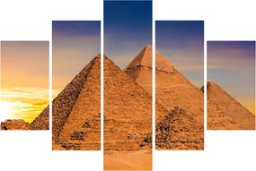 Obraz - Egyptské pyramídy (150x105 cm)