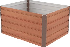 Vysoký záhon G21 Daisy 100 x 80 x 52 cm, kov,hnedý