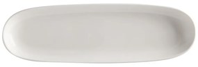 Biely porcelánový servírovací tanier Maxwell & Williams Basic, 40 x 12,5 cm