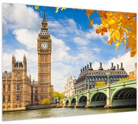 Sklenený obraz - Big Ben, Londýn (70x50 cm)