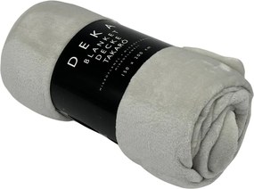 Home Elements Mikroflanelová deka, svetlá šedá