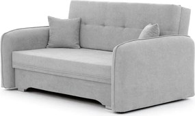 Svetlosivá ženilková rozkladacia/s úložným priestorom pohovka 155 cm Laine – ELTAP