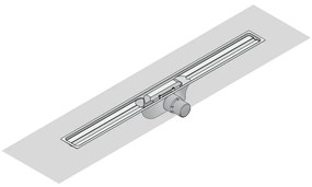 I-DRAIN Linear 72 sprchový žľab z nerezovej ocele s hydroizoláciou, dĺžka 900 mm, ID5M09001X1