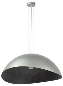 Luster na lanku SOLARIS 1xE27/60W/230V strieborná/čierna