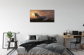 Obraz na plátne Unicorn horské slnko 125x50 cm