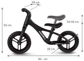 Balančný bicykel JOGO Black
