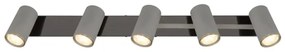 Globo 57911-5S - Bodové svietidlo ROBBY 5xGU10/35W/230V šedá