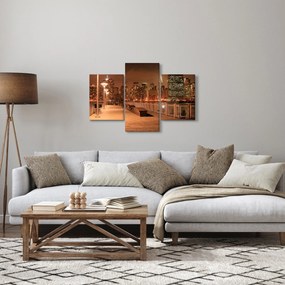 Obraz - Nočné mesto (90x60 cm)
