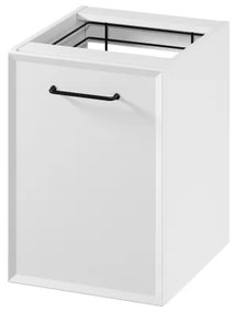 Cersanit S1022-011 - Závesná kúpeľňová skrinka s košom na bielizeň MILLE 40x45 cm biela