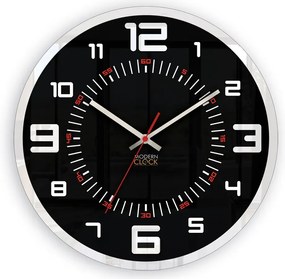 Nástenné hodiny Orion 30 cm čierne/biele
