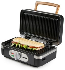 DOMO DO9278C sendvičovač 3v1, matná čierna