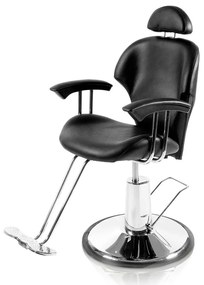 Kadernícka stolička s nastaviteľnou výškou, čierna