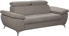 Dvojsedák Gisele, béžová taupe látka