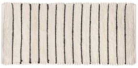 Krémový koberec STRIPED 50x120 cm