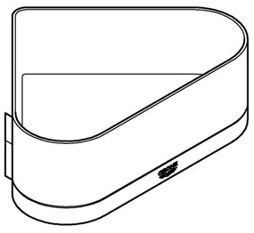 GROHE 41038000 - Rohová sprchová vanička SELECTION v lesklom chróme