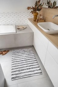 Kúpeľňový koberček LOOP čierny