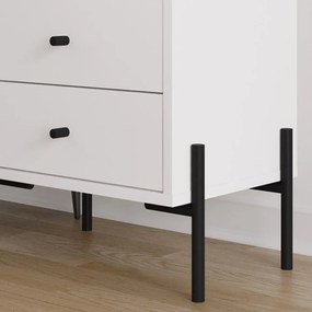 Biely nočný stolík Mayra – Marckeric