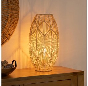 Atmosphera - Stojacia lampa KITA 1xE27/40W/230V ratan 182496