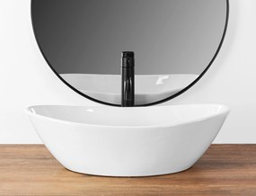 Rea Kate, umývadlo na dosku 555x335x160 mm, biela, REA-U6801